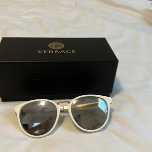 White Versace Sunglasses